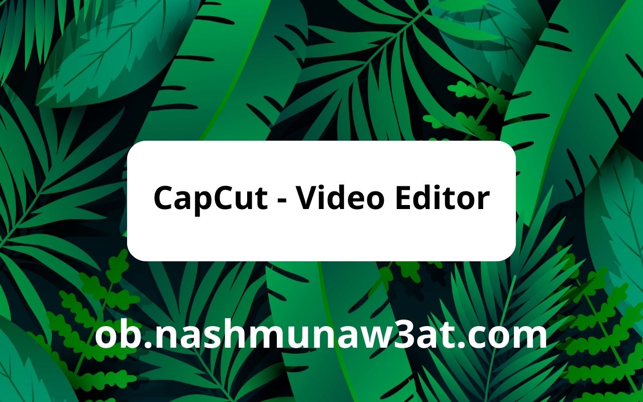 تطبيق CapCut – Video Editor